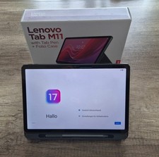 Lenovo Tab M11 Tablet - WiFi 128GB Grau + Case Hülle + Eingabestift Pen - TOP