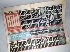 Bildzeitung vom 1990 - vom, 27.03.1990