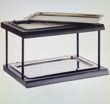 Buffetvitrine APS 11547 DOPPELDECKER, Kühlakkus und tabletts,Neu mit Beschädigun