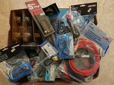 Großes Paket 100 St. Audio-Kabel Chinch Klinke XLR -  Neuware