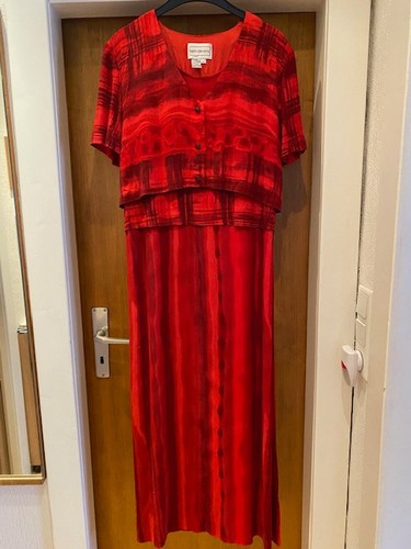 Maxikleid 2in1 rot - gr., 40