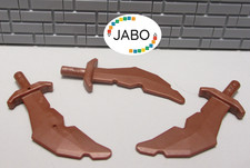 (N11/4/6) Lego 3x 23984 Säbel / Schwert kupfer 7036 7048 7037