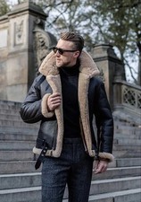 Herren B3 RAF Bomber Schwarz