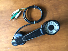 Prüftelefon Prüf Hand Apparat Knochen Elmeg Post mit Wählscheibe