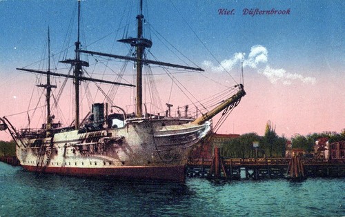 Postkarte panzerfregatte in - postkarte,