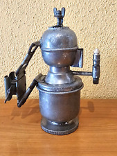 100 Jahre alte antik Kabit Fahrradlampe Karbitlampe Fahrrad Mopped oder Motorrad