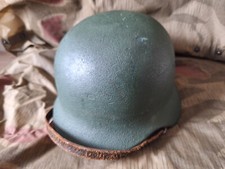 Stahlhelm BGS Mit Innenfutter Sturmriemen Polizei