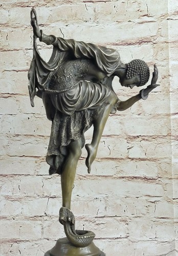 Signierte bronze art nouveau - bronze,