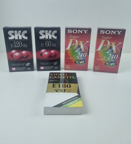 Videokassetten vhs neu - 5x,