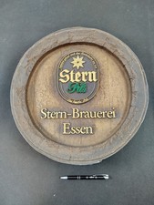 Werbeschild / Fassboden - GFK - Stern Brauerei Essen - Pils - Sammlungsauflösung