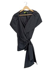 LG Collection Damen Anzugweste Weste Gr. 40/L Schwarz Elegant Business