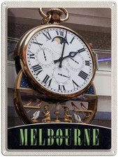 Blechschild 40x30 cm Melbourne