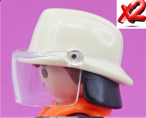 Playmobil feuerwehrhelme - playmobil, x2