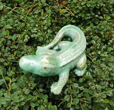 Krokodil KERAMIK - Rosenkugel