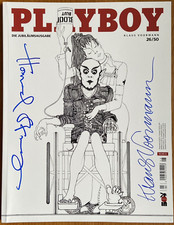 Klaus Voormann Howard Storey 2x signiert Playboy Unterschrift Autogramm Signed