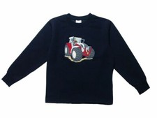 Zintgraf Jungen Sweatshirt Traktor Stickerei - roter Trecker