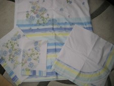 Bettwäsche 4-Teilig Doppelgröße 200x230cm weiß Baumwolle NEU