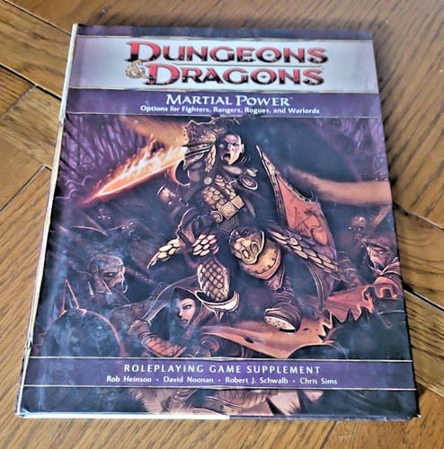 Martial power d - power, (d&d