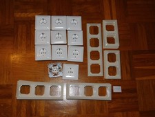 KONVOLUT MERTEN M1 CREME/ALPINWEISS STECKD./RAHMEN 26 ST GEBRAUCHT ANSEHEN K 776