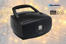 Roadstar CDR-4208MP Boombox Tragbarer UKW Radio-/CD Player/MP3 / Netz-/Batterie