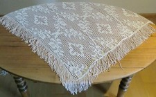 Tischdecke 120x150 cremefarben