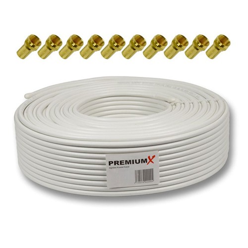 50m koaxialkabel 135db - koaxialkabel, 4-fach