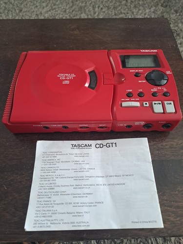 Tascam gt1 portable cd - cd-gt1,