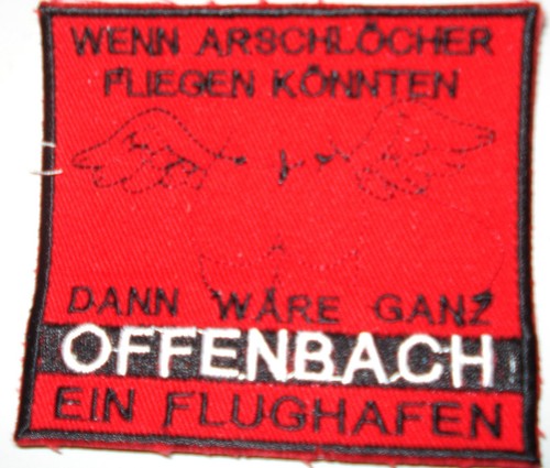 Aufnäher frankfurt wenn - aufnäher,