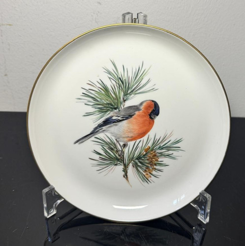 Meissen wandteller gimpel - meissen,