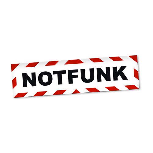 Notfunk magnetschild auto - magnetschild,