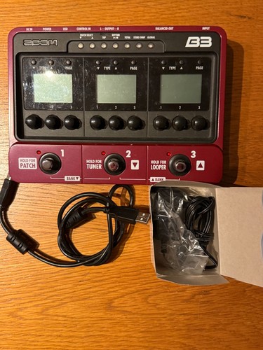 Zoom bass effect pedal - bass,