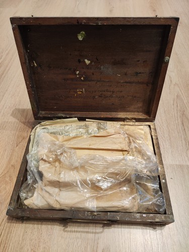 Alte holz kiste mit - kiste,