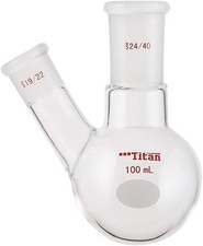 Rundkolben zweihals 100 ml