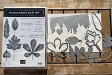 Stampin Up Stempelset WUNDERBARE BLÄTTER & Stanzformen Bestickte Blätter