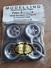 Felgen u. Reifen für Automodelle / Umbauten 1:18  passt auf Burago/Maisto/Mira.