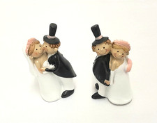 Deko Hochzeitsehepaar für Torte/ Kuchen | Deko Hochzeit Klassisch Heirat Ehe