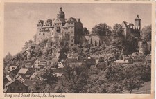 AK  Burg und Stadt Ranis -