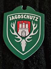 Jagdschutz Hamburg Schild für Windschutzscheibe Ohne Saugnapf Einsatz Stadtjäger