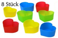 Bunte Herzen Cupcake Förmchen