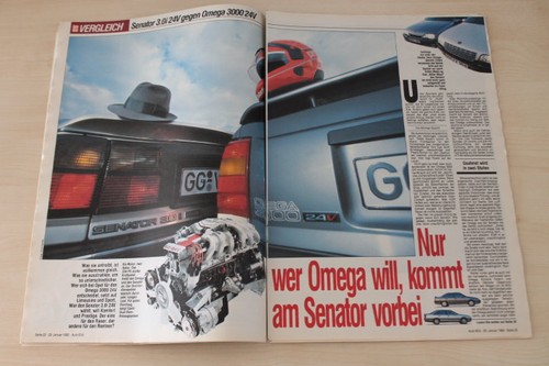 Auto bild 1990 opel - opel, senator