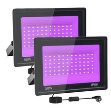 2 Stück 50W LED Schwarzlicht