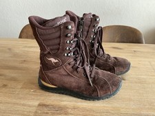 braune Boots von KangaROOS Roostex in Größe 35 - Schnürung, Reißverschluss