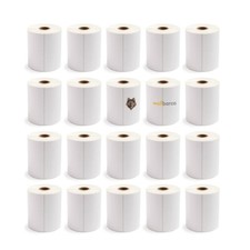 20 Rolls (5000) 4"x6" Direct