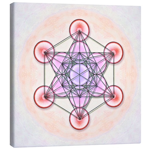 Leinwandbild metatrons würfel - metatrons,