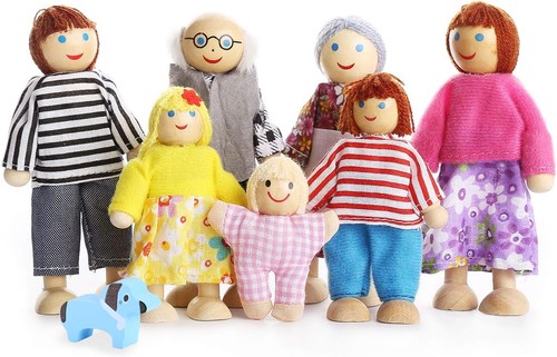 Playtee person wooden doll - playtee, 7-person