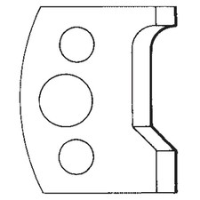 Scheppach Profilmesser Paar