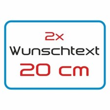 Wunschtext Aufkleber Sticker
