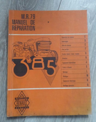 Renault schlepper 385 r77 - 385, (r77