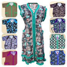 Damen Hausmantel Hauskleid