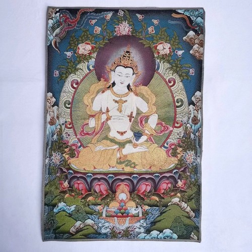 Tibetischer brokat thangka - tibetischer,